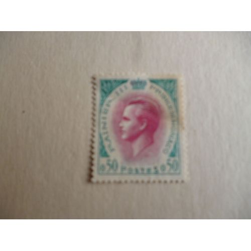 Timbre "Monaco:Rainier Iii Prince De Monaco".