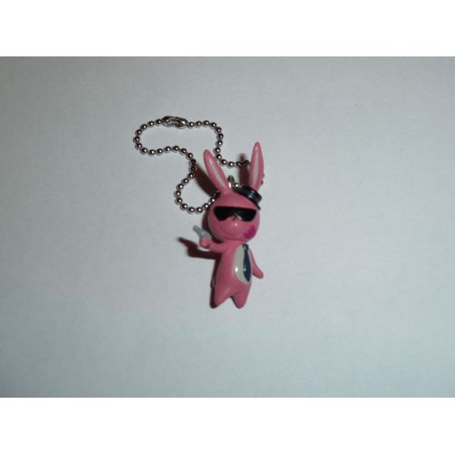 Porte Clé Strap De Collection Rare Manga D.Gray-Man : Lapin Rose Yoshi