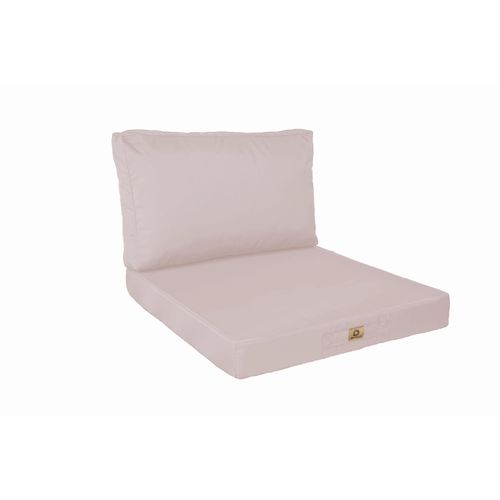 Coussins Pour Salon De Jardin Déhoussable 60x60cm Gris Galet