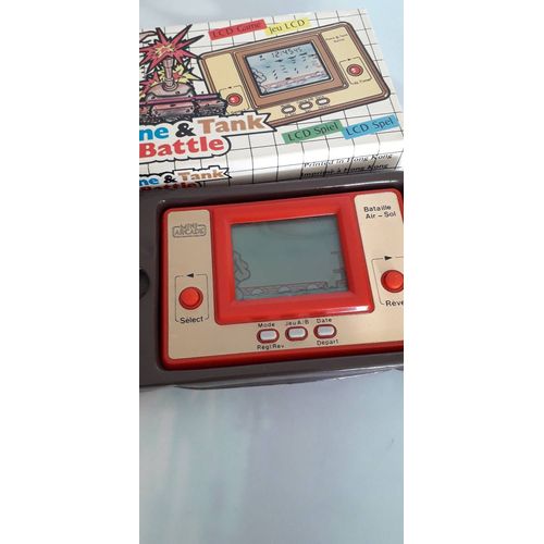 Plane & Tank Battle Lcd Jeu Bataille Air Sol Mini Arcade