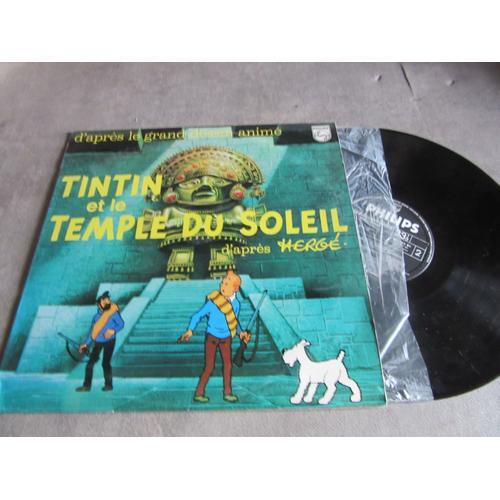 33 Tours Tintin Et Le Temple Du Soleil D Apres Grand Dessin Anime Herge Hussenot Bisgiglia Tuisseau - Brel Lucie Dolene Ref Philips 849511