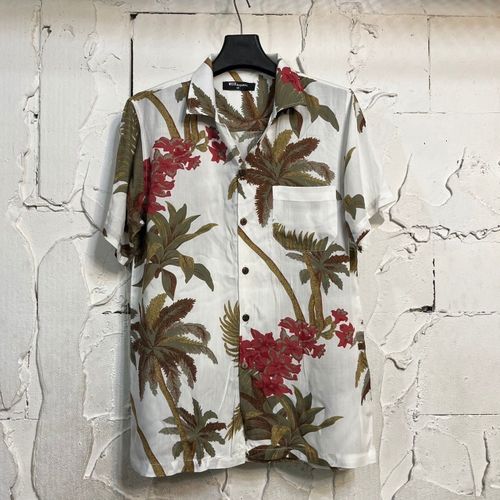 Chemise Hawaienne Blanche À Fleurs - Gl Boutik