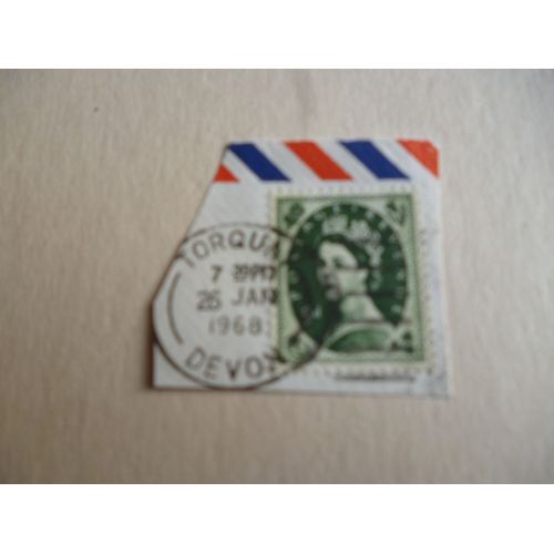 Timbre"Royaume-Uni: Reine Elisabeth".1968.
