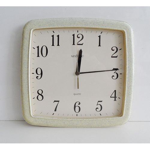 Ancienne Pendule Murale Horloge de Cuisine Vintage VEDETTE Quartz 1970