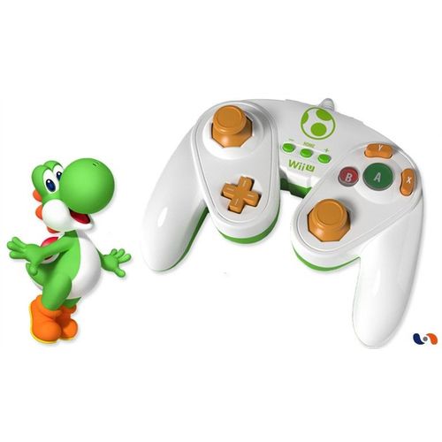 Manette Fight Pad Pdp Pour Wii U - Modèle Yoshi