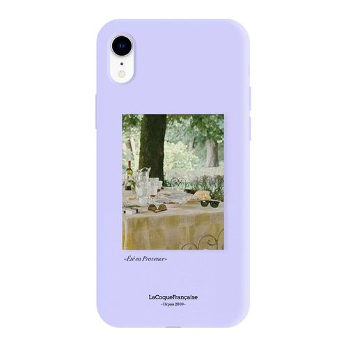 Coque Iphone Xr Silicone Liquide Douce Lilas Été Provencal La Coque Francaise.
