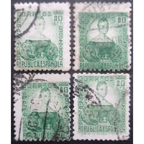 Espagne N°529 X 4 Oblitéré