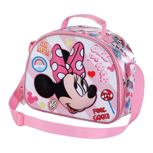 Sac à Goûter 3D - Disney Minnie Mouse Power - Rose - Taille Unique