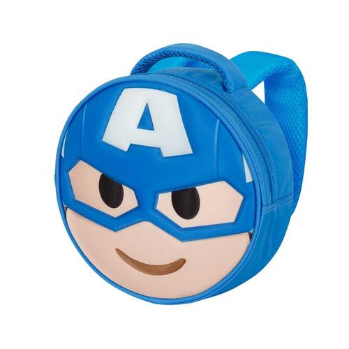 Sac à dos Emoji - Marvel Captain America Send - Bleu - Taille Unique