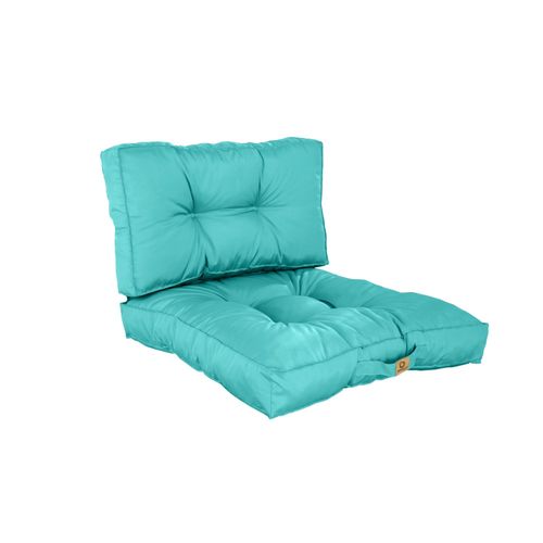 Coussins Pour Salon De Jardin Capitonné 50x50cm Bleu Caraibes