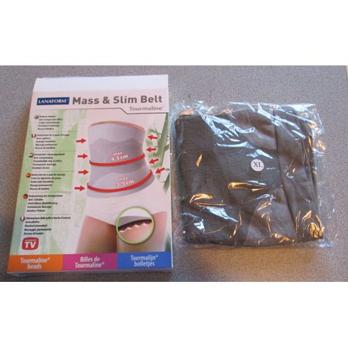 Lanaform Ceinture De Massage À La Tourmaline: Mass & Slim Belt Taille X L (46/48)