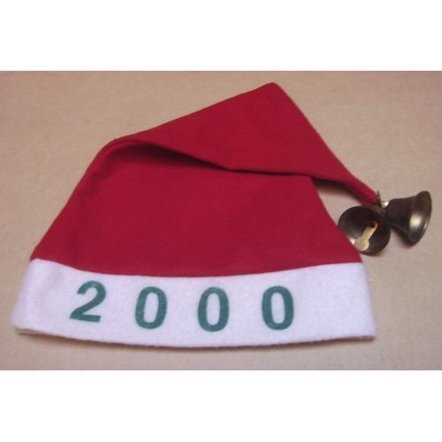 Bonnet De Noel Avec Cloches / Clochettes - An 2000