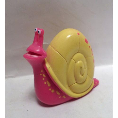 Figurine Escargot Coque Jaune - 4cm