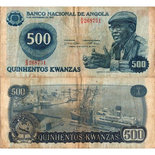 Angola / 500 Escudos / 1979 / P-116(A) / Vf
