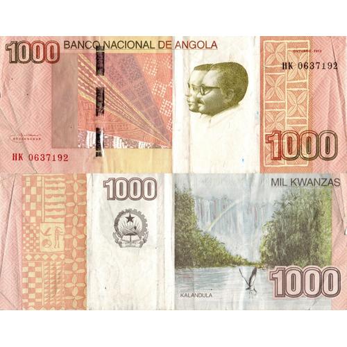 Angola / 1.000 Kwanzas / 2012 / P-156(A) / Vf