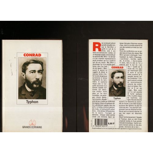Joseph Conrad : " Typhon " -- Grands Ecrivains De L'académie Goncourt- 1985 - Relié - Littérature Anglaise - X I Xème