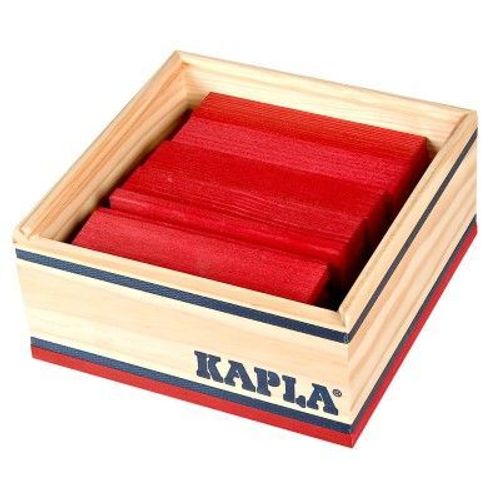 Kapla Carres 40 Rouge Construction Rakuten
