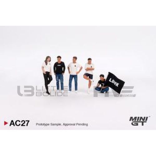 Mini Gt 1/64 Mgtac27 Accessoires Figurines Team Liberty Walk Diecast Modelcar-Mini Gt