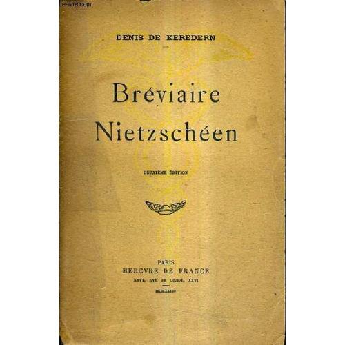 Breviaire Nietzscheen / 2e Edition.