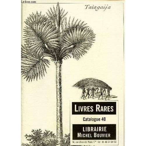 Catalogue 40 - Livres Rares.