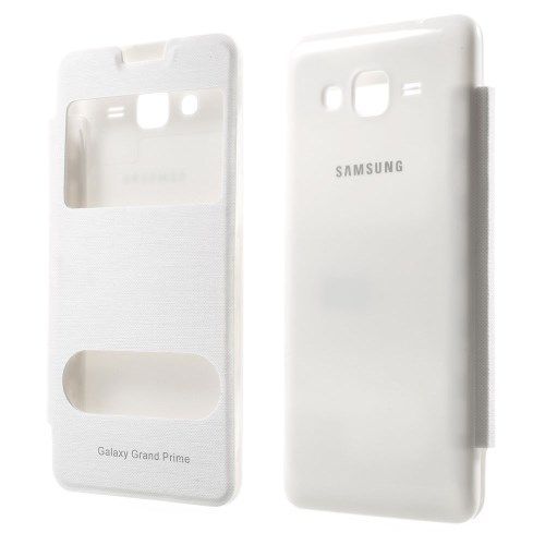 Samsung Galaxy Grand Prime G530 View Blanc Coque Housse Etui
