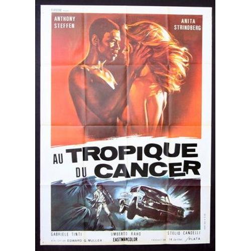 Au Tropique Du Cancer /Al Tropico Del Cancro- Véritable Affiche De Cinéma Pliée - Format 100x140 Cm - De Edoardo Mulargia, Gian Paolo Lomi Avec Gabriele Tinti, Anthony Steffen, Anita Strindberg - 1973