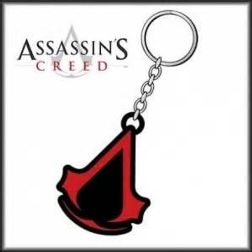Assassin¿S Creed Revelations Porte-Clés Caoutchouc Red Logo