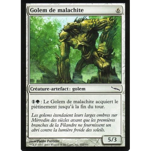 Golem De Malachite - Foil Mirrodin Vf