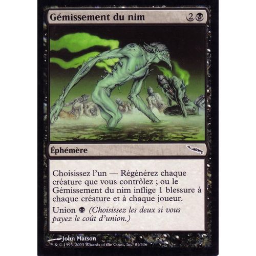 Gémissement Du Nim - Foil Mirrodin Vf