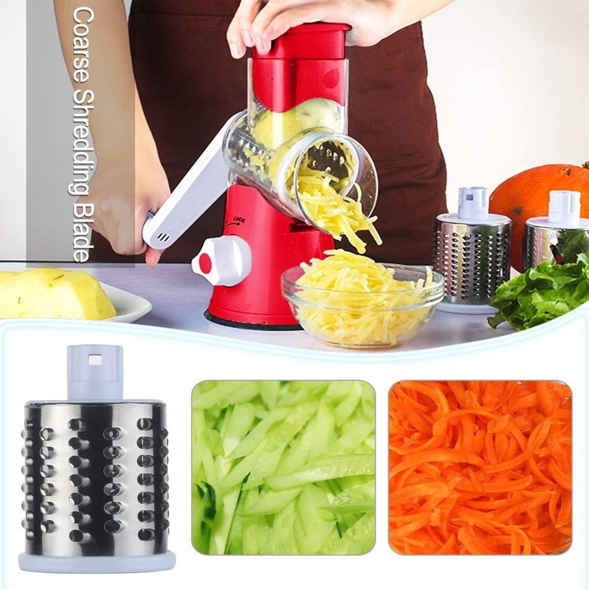 R�pe � Fromage Et L�gumes - R�pe � Main Rotative Goodnice - 5