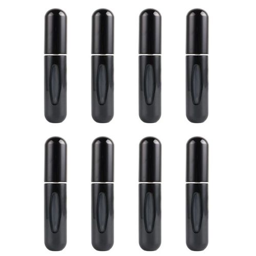 pièces flacon pulvérisateur de 5 ml avec remplissage de base, flacon de parfum noir goodnice