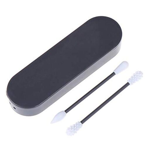 Coton-Tige R�utilisable, Lavable / Double Face / Noir Goodni...