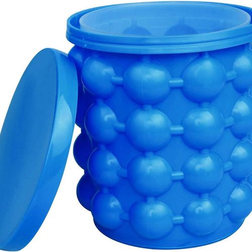 Machine À Glaçons, Bac À Glaçons En Silicone, Bac À Glaçons Avec Couvercle, Seau À Glace Goodnice