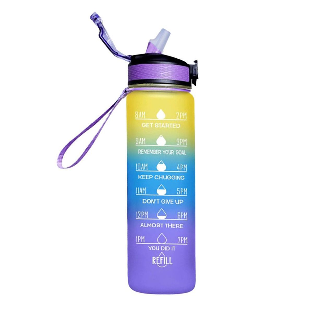 Bouteille D'eau Avec Paille, Style 6 Goodnice