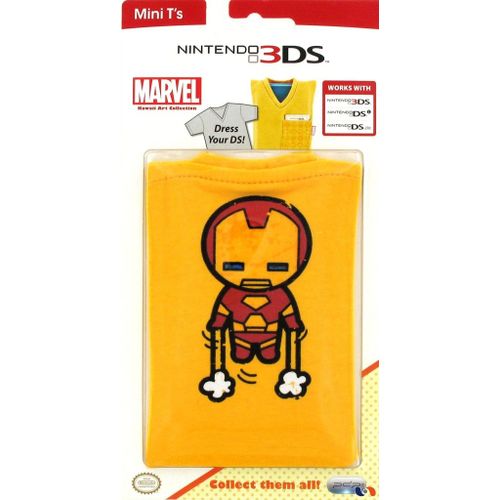 Mini T-Shirt Pdp Marvel Pour 3ds/Ds/Ds Lite - Modèle Iron Man