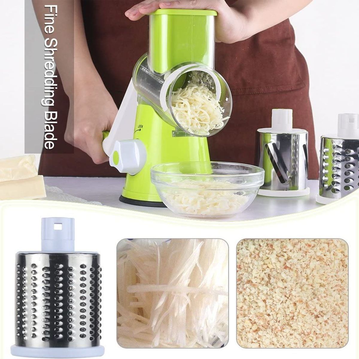R�pe � Fromage Et L�gumes - R�pe � Main Rotative Verte Goodn... - 5