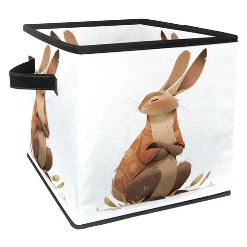 Boîte De Rangement Pliable Durable Et Élégante, Boîte De Rangement Unique Au Design De Lapin De 8492c6