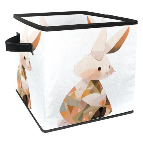 Boîte De Rangement Pliable Durable Et Élégante, Boîte De Rangement Unique Au Design De Lapin De Bc7df3