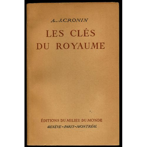 Les Clés Du Royaume / 1950 / A.-J. Cronin / Réf10310
