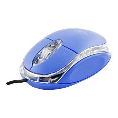 Titanum RAPTOR 3D - Souris - optique - 3 boutons - filaire - USB - bleu