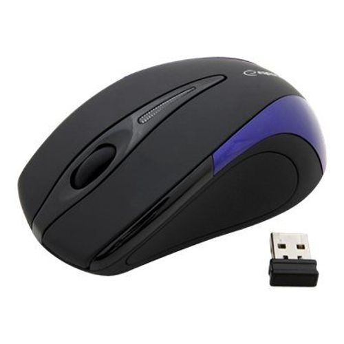 Esperanza EM101B - Souris - optique - 3 boutons - sans fil - 2.4 GHz - récepteur sans fil USB - bleu
