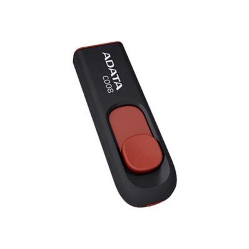 ADATA Classic Series C008 - Clé USB - 16 Go - USB 2.0 - noir, rouge