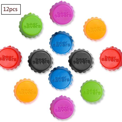 Nuoshen 12 Pièces Bouchons De Couronne En Silicone, Capsules De Bière Colorées Pour Économiser La Bière Goodnice