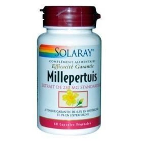 Solaray Millepertuis 230mg 60 Capsules Végétales 