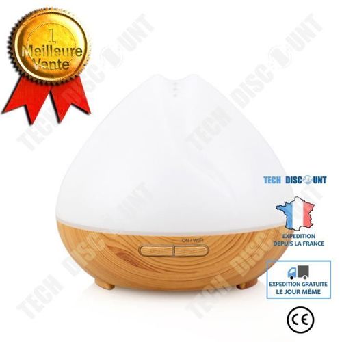 TD® Diffuseur d'arômes humidificateur WiFi diffuseur d'arômes intelligent assistant vocal commande vocale 400ML humidificateur diffu