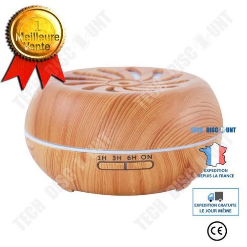 Td® Diffuseur D'arôme Grain De Bois Diffuseur De Moulin À Vent Diffuseur D'arôme Diffuseur D'arôme Portable D'intérieur Bureau Domic 