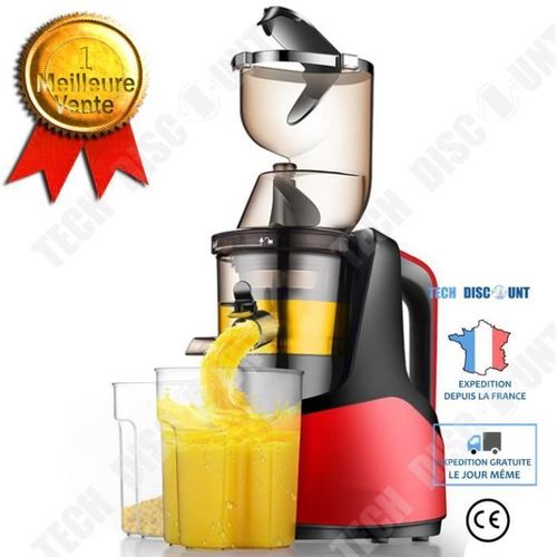 TD® Presse-agrumes Machine à jus de fruits crus de gros calibre Extracteur de jus de séparation