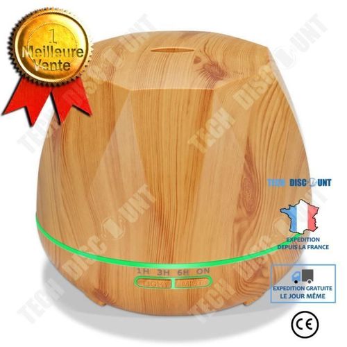 Td® Diffuseur D'arôme De Grain De Bois De Diamant Diffuseur D'huile Essentielle Diffuseur D'arôme D'intérieur Humidificateur 