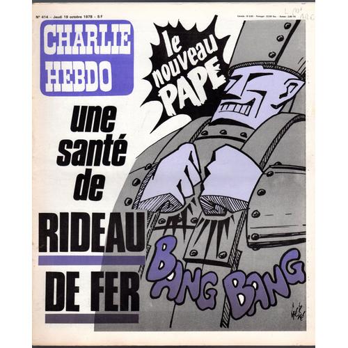 Charlie Hebdo. 414. Le Nouveau Pape. 19 Octobre 1978
