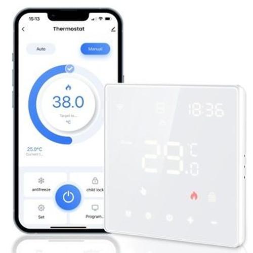 Thermostat WiFi avec 2 fonctions pour chauffer l'eau